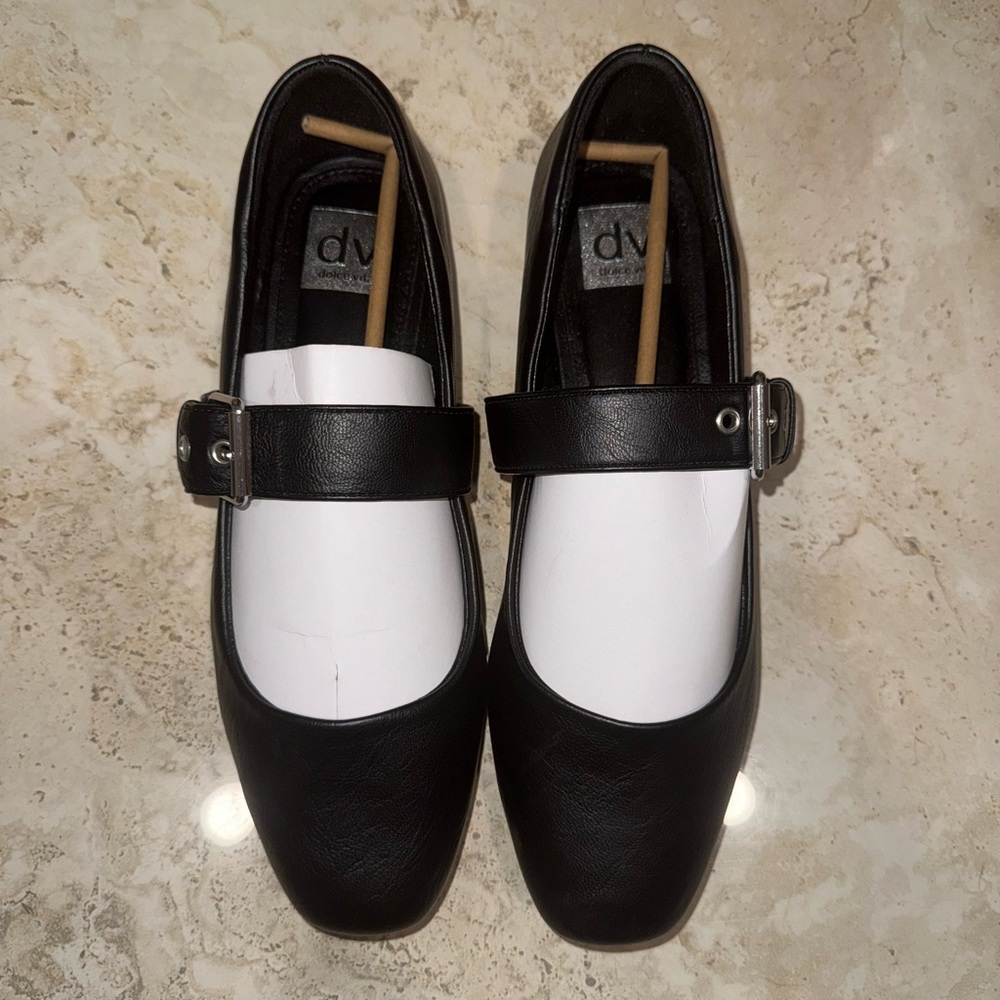 Dolce Vita Black Women's Mary Jane Flats